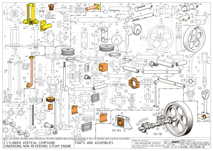 Compound condensing engine 2